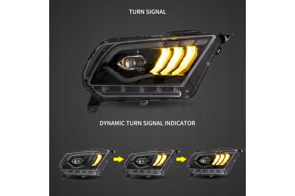 FORD MUSTANG 2010 2014 LAMP EUROPE SET LEFT RIGHT LED VLAND Catalog number of substitutes YAB LMT 0356 10