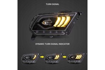 FORD MUSTANG 2010 2014 LAMP EUROPE SET LEFT RIGHT LED VLAND Catalog number of substitutes YAB LMT 0356 10