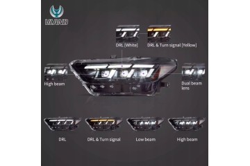 FORD MUSTANG 2015 2017 LAMP FULL LED LEFT RIGHT VLAND EU STYLE S650 Catalog number of the part YAA MST 2080A