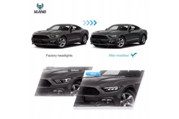 FORD MUSTANG 2015 2017 LAMP FULL LED LEFT RIGHT VLAND EU STYLE S650 Version American