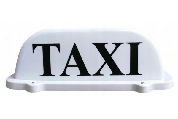 TAXI ROOSTER FOR MAGNET STARLING LAMP 12V SWITCH PLUG ON OFF Color white