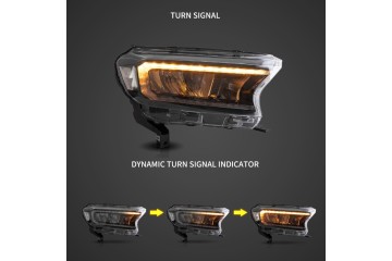 Full Led Ford Ranger Headlights Ford Ranger T6 2016 2023 Catalog number of the part YAA RG 0319 2P31A 2M