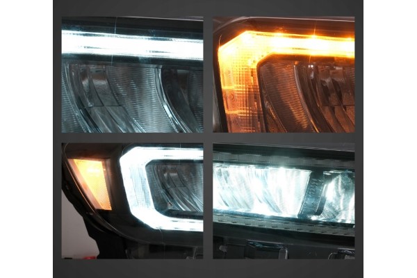 Full Led Ford Ranger Headlights Ford Ranger T6 2016 2023 Version European