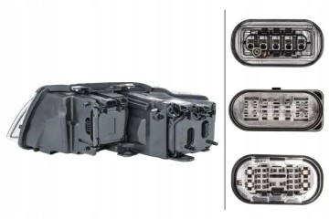 HEADLAMP LAMP 1ZS 009 236 541 HELLA AUDI A8 D3 Packaging status original