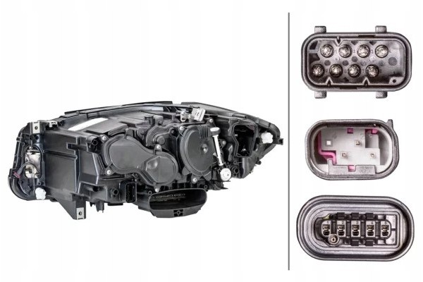 Headlamp headlight 1EX011 072 921 Part manufacturer Hella