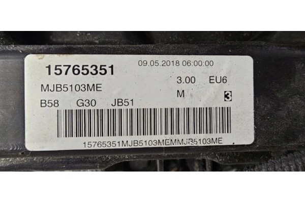 Motor Completo BMW Serie 5 G30 540i B58B30A 2018