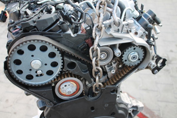 ENGINE COMPLETE AUDI 2 0 TDI DEZ 25TYS KM WITHOUT TURBO Version European