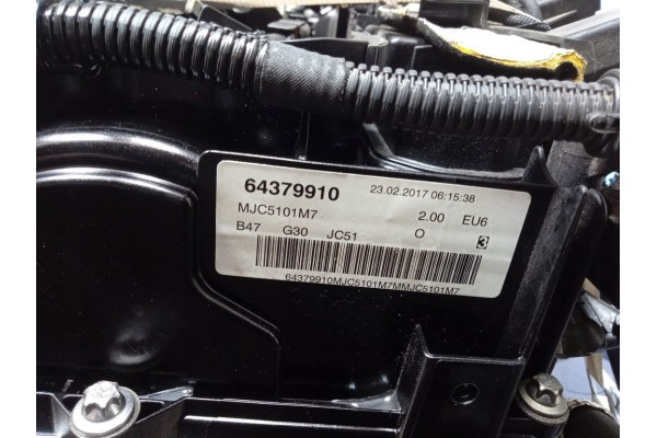 Motor diésel BMW 5 G30 G31 520dX 2.0d B47D20A 190HP XDRIVE