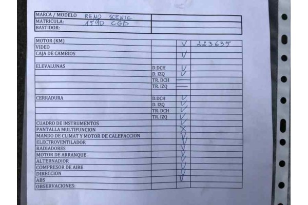 RENAULT SCENIC I (JA...) 1.9 DTI Authentique