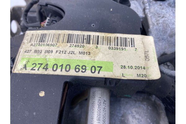 Mercedes GLC W253 2 0 CGI E250 CGI W212 2014 Engine 274920 M274 2 0 Quality of parts according to GVO O original with manufactur