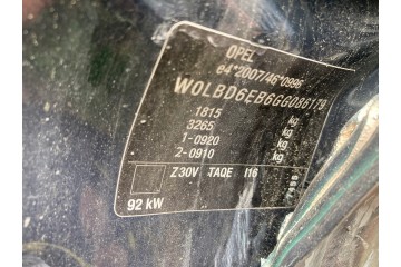 COMPLETE ENGINE OPEL ASTRA K 2016r 1 4 TURBO B14XFL D14XFL Part manufacturer Opel OE