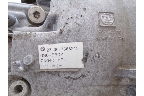 MANUAL GEARBOX BMW E90 E91 E92 M57 7565213 GS6 53DZ HGU Transmission type manual
