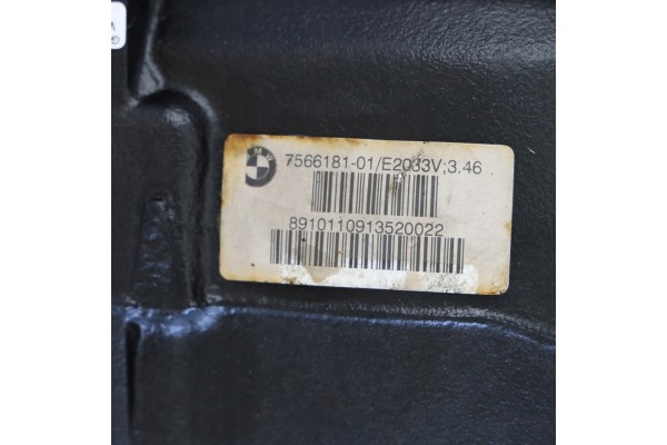 BMW E87 N52 E84 N47 Rear Differential Bridge Rear 3 46 Ratio 7566181 Product weight with unit packaging 1 kg