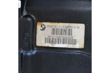 BMW E87 N52 E84 N47 Rear Differential Bridge Rear 3 46 Ratio 7566181 Product weight with unit packaging 1 kg