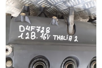 ENGINE RENAULT THALIA II 1 2 16V D4F728 75KM Catalog number of the part D4F728