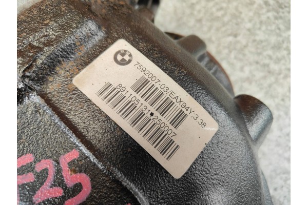 BMW X3 F25 X4 F26 F15 X5 X6 BRIDGE REAR DIFFERENTIAL REAR 3 38 7592007 Part manufacturer BMW OE