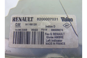 8200007031 PILOTO DELANTERO IZQUIERDO RENAULT TRAFIC II FURGÓN L1H1   Caja cerrada, corto 2006 8200007031 202976 RENAULT - 1