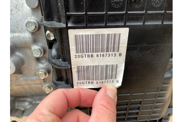 PEUGOT 208 II CORSA F 2021 GEARBOX AUTOMATIC 20GTBB Packaging status replacement