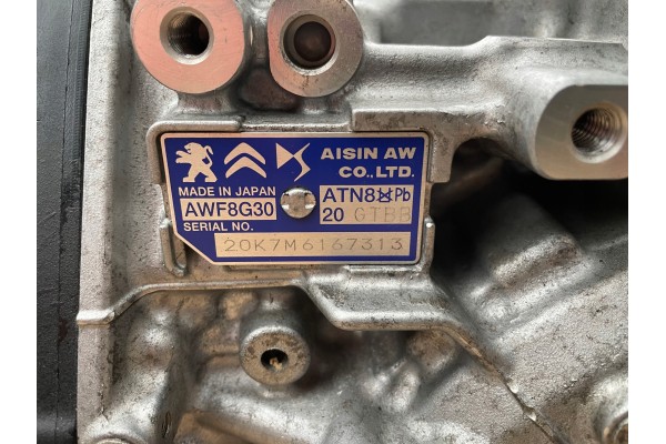 PEUGOT 208 II CORSA F 2021 GEARBOX AUTOMATIC 20GTBB Car type passenger cars