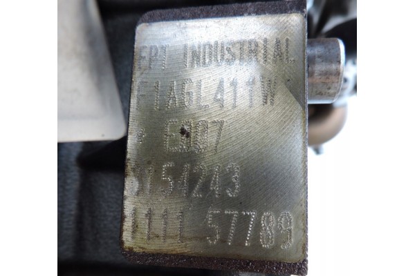Engine Iveco Daily 2 3 160HP EURO6 F1AGL411W Catalog number of the original F1AGL411W E007