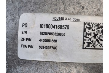 2023 Jeep Grand Cherokee WL Front Differential 68340267AC Catalog number of the part 68340267AC