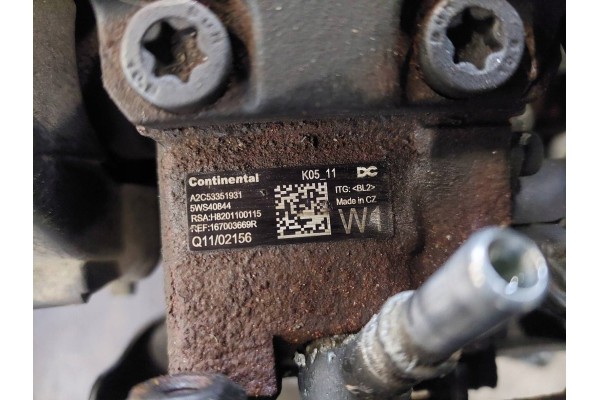 DIESEL ENGINE INJECTION SYSTEM TURBINE NISSAN PULSAR C13 K9K A2C53351931 Catalog number of the part K9K A2C53351931 H8201100115 