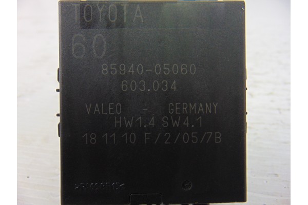 85940-05060 MODULO ELECTRONICO TOYOTA AVENSIS CROSS SPORT (T27) Advance 2011 85940-05060 193091 TOYOTA - 3