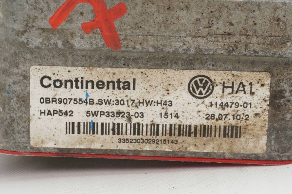 HALDEX BRIDGE MODULE SKODA YETI 0BR907554B Catalog number of the part 0BR907554B