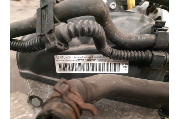 VW SKODA SEAT ENGINE COMPLETE CYV 1 2 TSI COLLECTOR Engine type gasoline powered