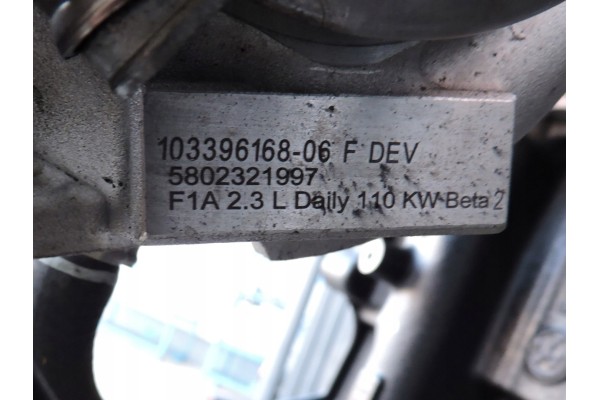 Engine Iveco Daily 2 3 160HP EURO6 F1AGL411N Catalog number of the part F1AGL411N D107