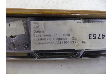 A2116800371  MOLDURAS DELANTERAS MERCEDES-BENZ CLASE E (BM 211) BERLINA E 270 CDI (211.016) 2003 A2116800371 197700 MERCEDES-BEN