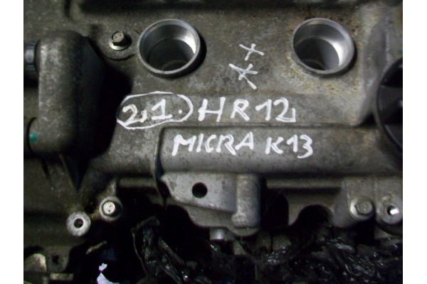 ENGINE HR12 NISSAN MICRA K13 1 2B 2013R Car type passenger cars