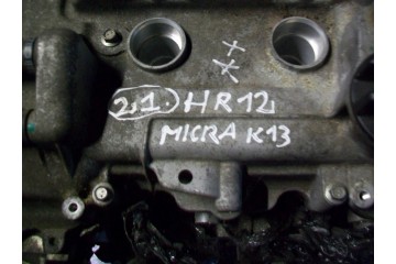 ENGINE HR12 NISSAN MICRA K13 1 2B 2013R Car type passenger cars