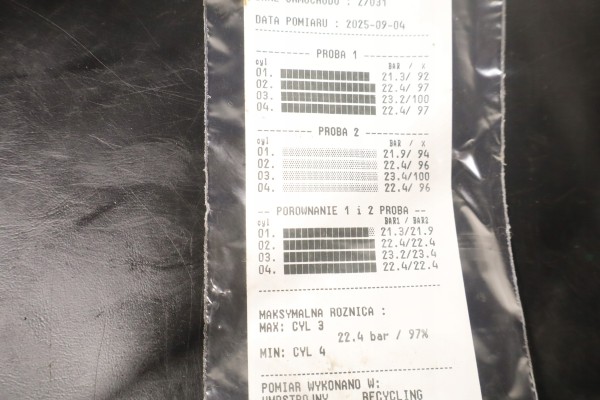 ENGINE OPEL VIVARO A 2 0CDTI 114KM M9R FILM TEST Packaging status replacement