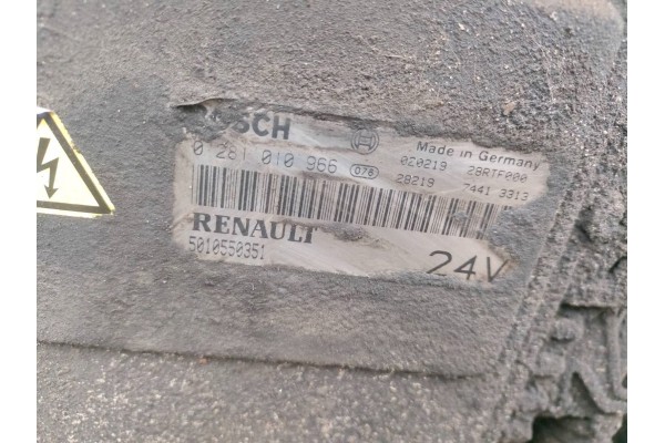 Sistema de Inyección de Motor Diésel Turbina Renault Premium 420 DCI