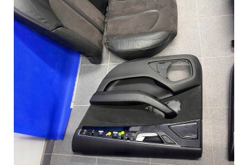 AUDI A8 D4 ARMCHAIRS COUCH LEATHER BLACK ALCANTARA Car type passenger cars