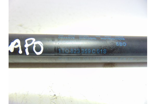 1T0823359C AMORTIGUADORES CAPO VOLKSWAGEN TOURAN (1T2) Advance 2008 1T0823359C 204654 VOLKSWAGEN - 4