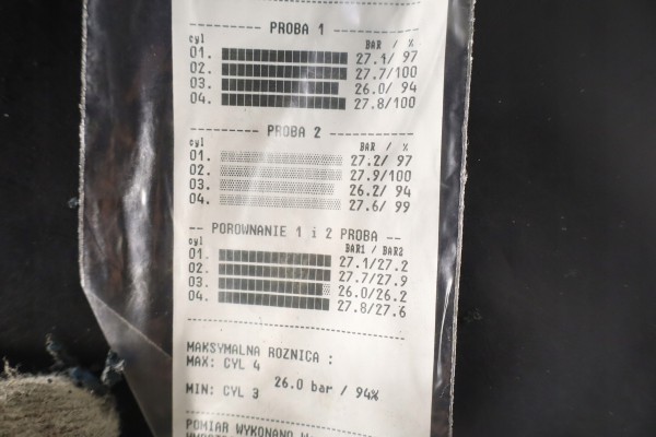 ENGINE PEUGEOT 407 2 2HDI 170KM DOG 4H01 TEST FILM Packaging status replacement