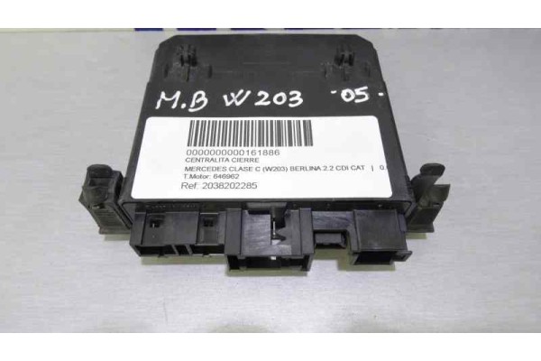 2038202285 CENTRALITA CIERRE MERCEDES-BENZ CLASE C (BM 203) BERLINA * 2005 2038202285 161886 MERCEDES-BENZ - 1
