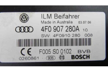 4F0907280A MODULO ELECTRONICO AUDI A6 BERLINA (4F2) 3.0 TDI Quattro (171kW) 2007 4F0907280A 170082 AUDI - 2
