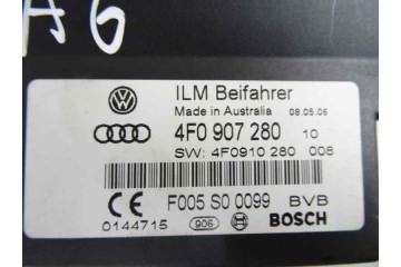 4F0907280 MODULO ELECTRONICO AUDI A6 AVANT (4F5) 2.7 TDI 2005 4F0907280 167891 AUDI - 2