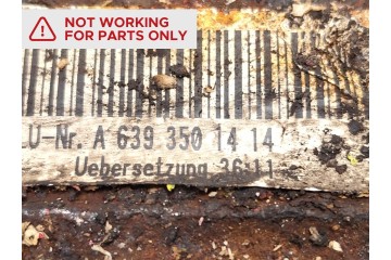 Mercedes Benz Vito Rear Differential Differential 111CDI Diesel Installation side rear