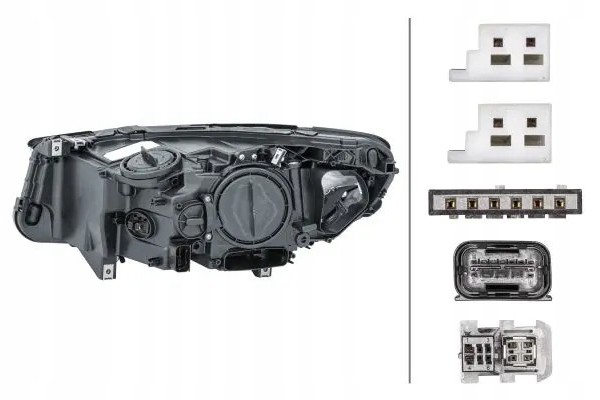 HEADLAMP LAMP 1ZS 010 130 621 HELLA Packaging status original