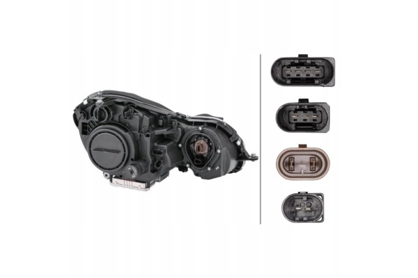 Hella 1ES 008 369 471 Headlight MERCEDES E CLASS LEFT SIDE Car type cargo vans passenger cars