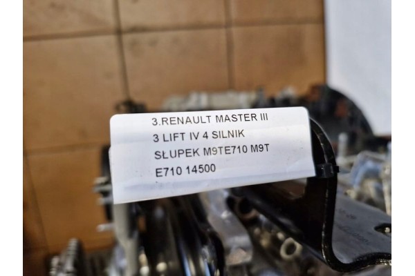 RENAULT MASTER III 3 LIFT IV 4 2 3 DCI BI TURBO ENGINE POST M9TE710 M9T Engine type diesel