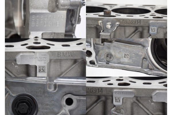 Motor BMW B57D30B Bloque Inferior Pistón Cigüeñal para G60 G61 G70 