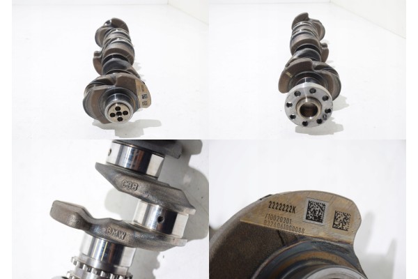 Motor BMW B57D30B Bloque Inferior Pistón Cigüeñal para G60 G61 G70 
