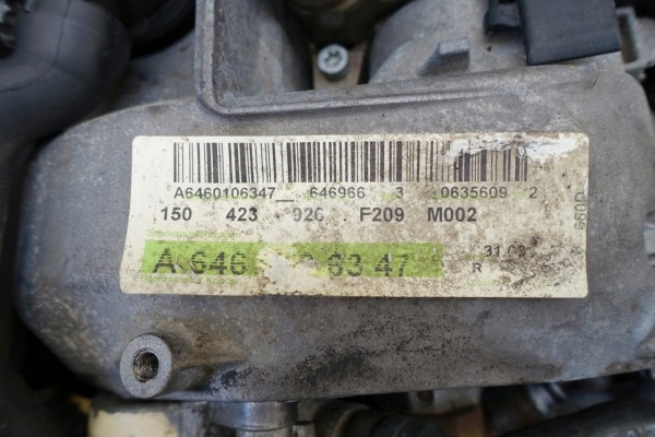 Mercedes w211 engine 2 2 CDI 646 complete w203 w209 sprinter 646966 KPL V Catalog number of the part 646966 209