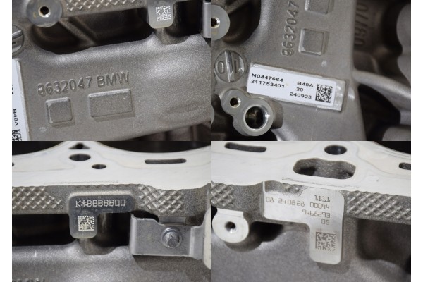 Bloque de motor con cigüeñal BMW B48A20A para modelos F40 F44 F45 F4