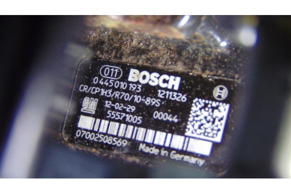 ENGINE WITH FUEL SYSTEM 2 0CDTI A20DTH OPEL INSIGNIA A ASTRA J ZAFIRA C Packaging status replacement